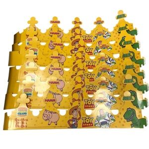 Lot of 7 Vintage 90s Toy Story Burger King Crowns
